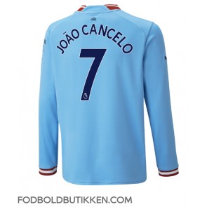 Manchester City Joao Cancelo #7 Hjemmebanetrøje 2022-23 Langærmet
